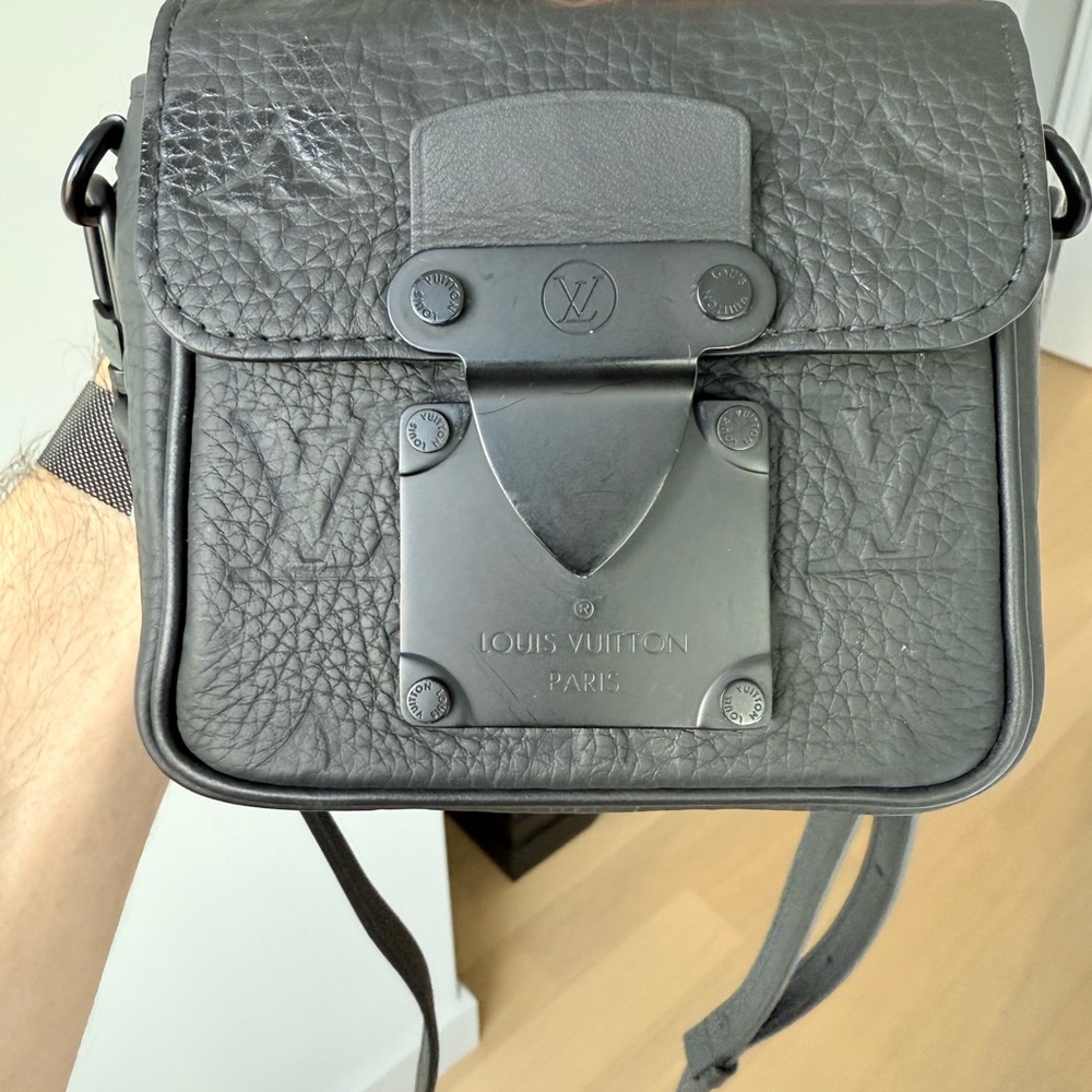 Louis Vuitton Charcoal Gray Messenger Bag